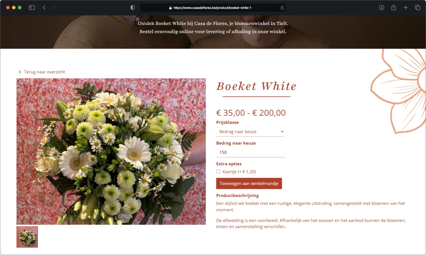 Varianten per product