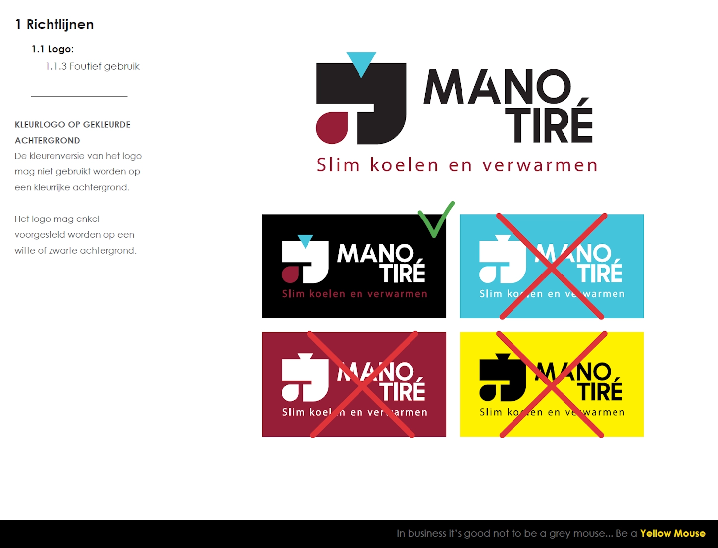 Brandbook met huisstijl
