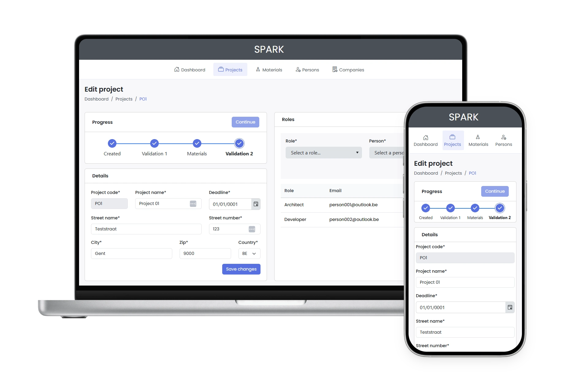 Webapplicatie Spark