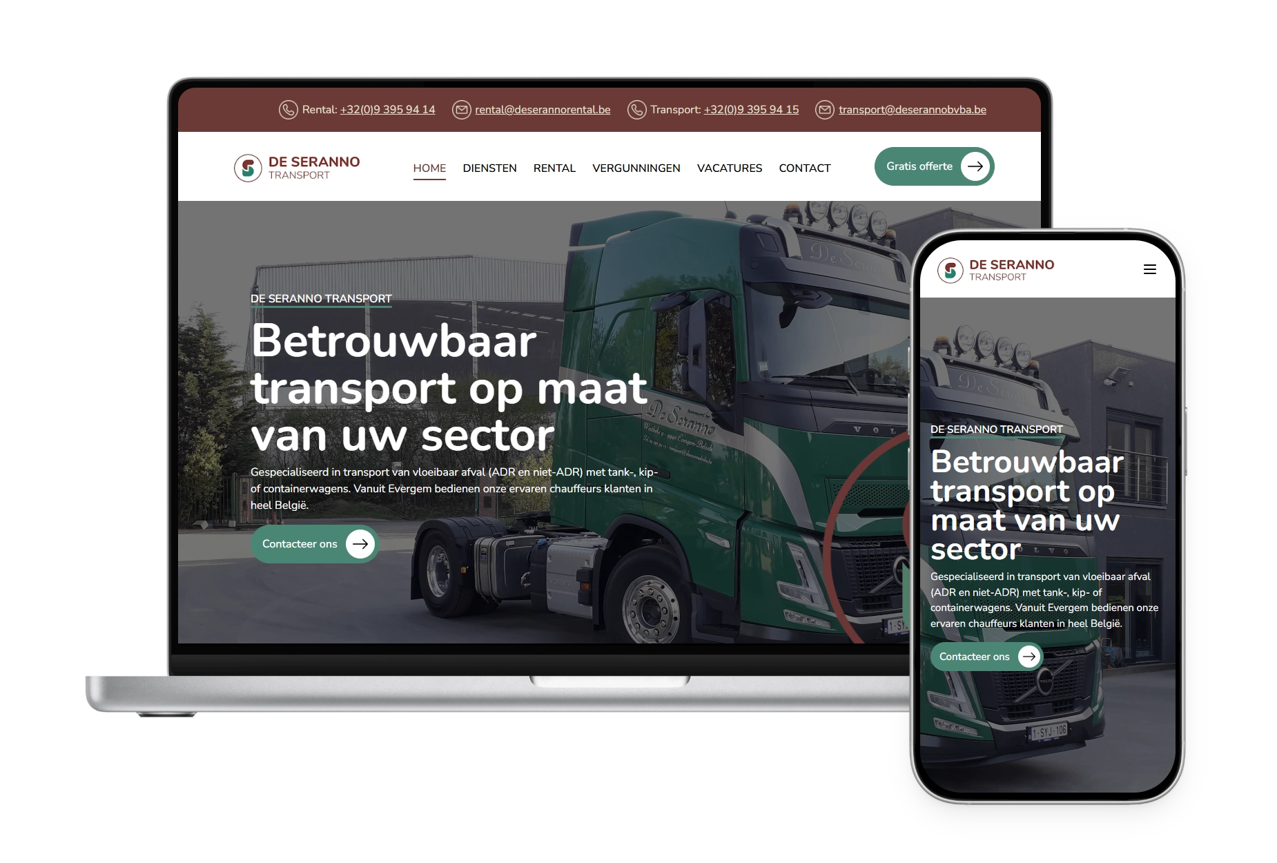 Website De Seranno transport