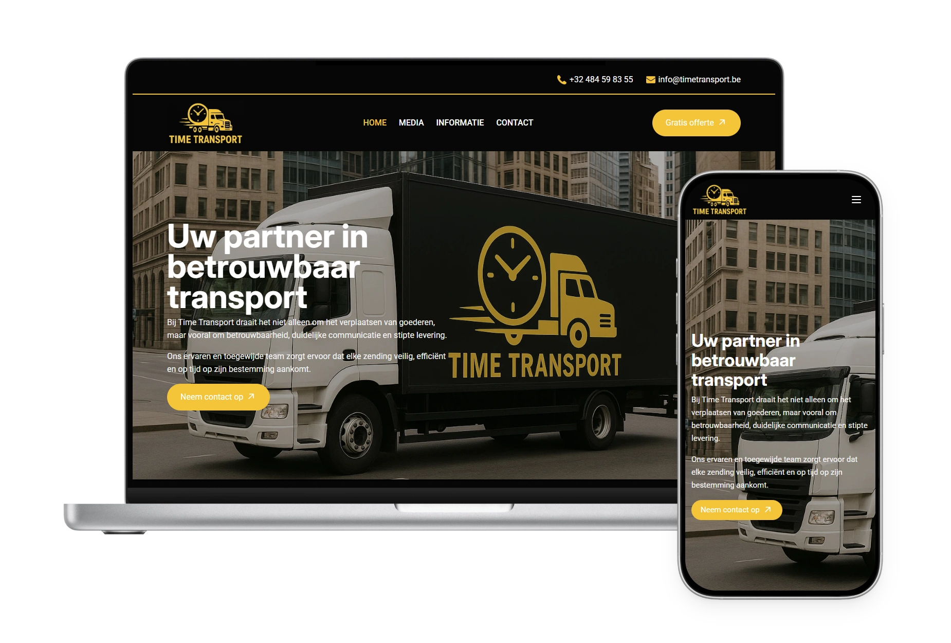 Website Time Transport